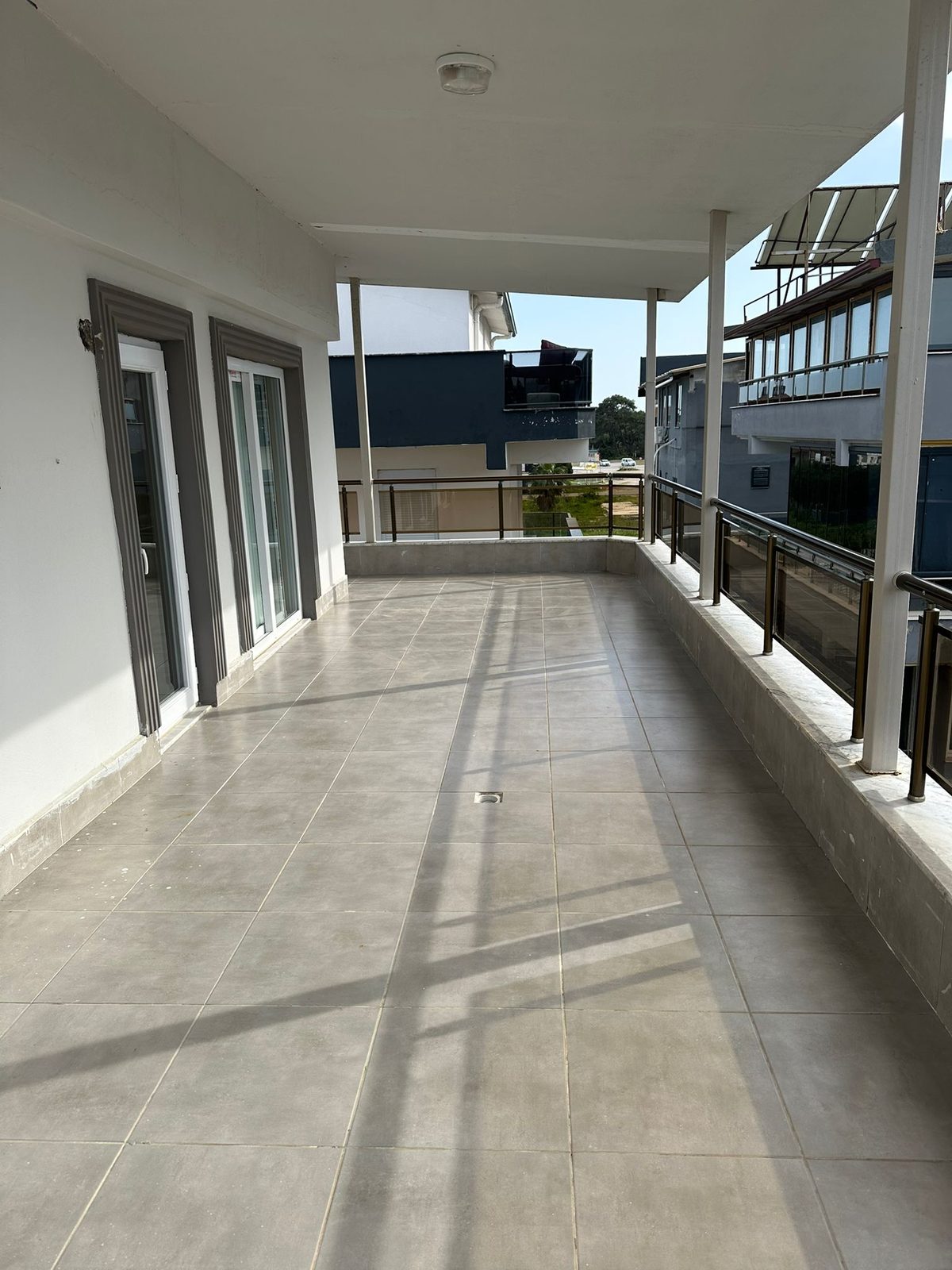 Wraparound balcony at the Lara Duplex apartment